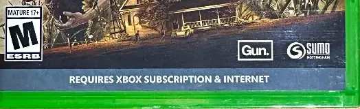 The Texas Chain Saw Massacre, the ESRB box on its front