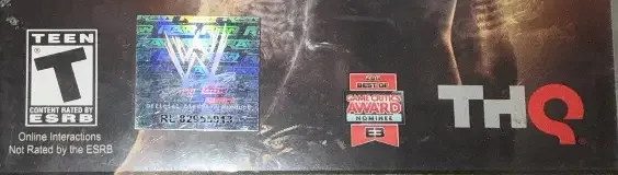 WWE '12, the ESRB box on its front