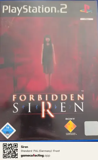 Siren PlayStation 2, Germany box front