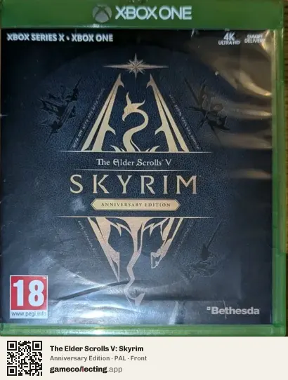 The Elder Scrolls V: Skyrim Xbox Series X, PAL box front