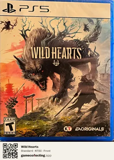Wild Hearts PlayStation 5, NTSC box front