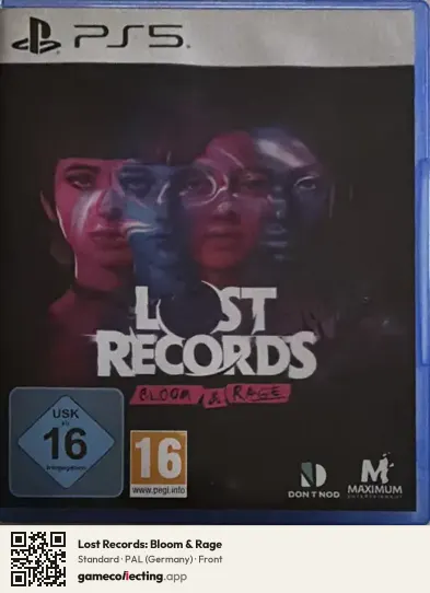 Lost Records: Bloom & Rage PlayStation 5, Germany box front