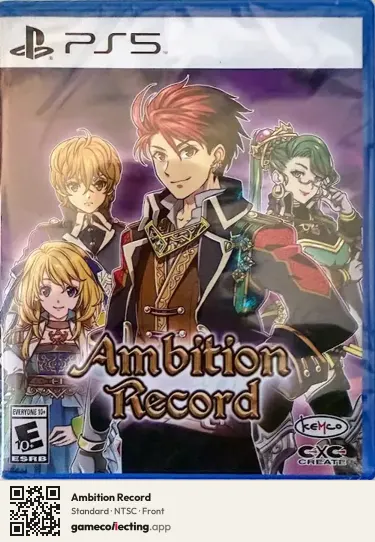 Ambition Record PlayStation 5, NTSC box front