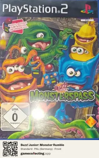 Buzz! Junior: Monster Rumble PlayStation 2, Germany box front
