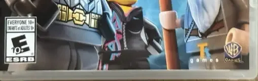 LEGO Dimensions, the ESRB box on its front