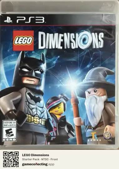 LEGO Dimensions PlayStation 3, NTSC box front