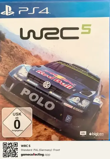 WRC 5 PlayStation 4, Germany box front