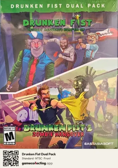 Drunken Fist Dual Pack PlayStation 5, NTSC box front