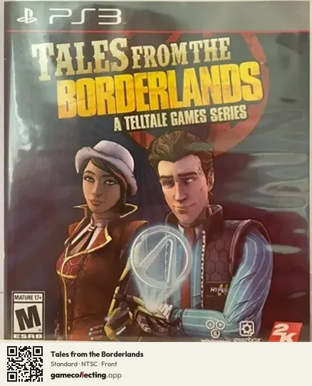 Tales from the Borderlands PlayStation 3, NTSC box front
