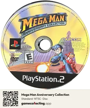Mega Man Anniversary Collection PlayStation 2, NTSC disc