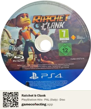 Ratchet & Clank PlayStation 4, PAL disc