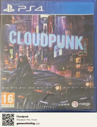 Cloudpunk PlayStation 4, PAL box front