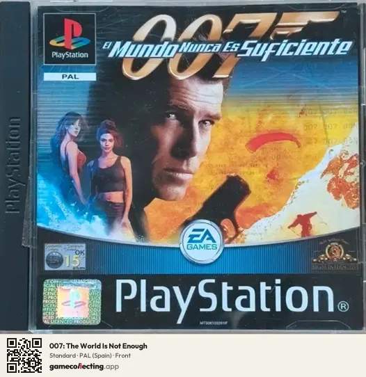 007: The World Is Not Enough PlayStation, Spain box front