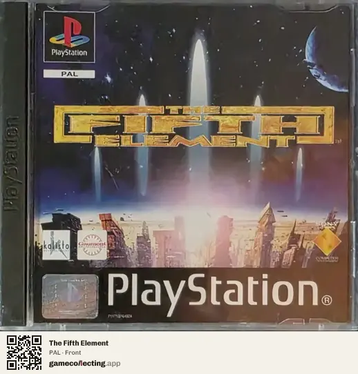The Fifth Element PlayStation, PAL box front