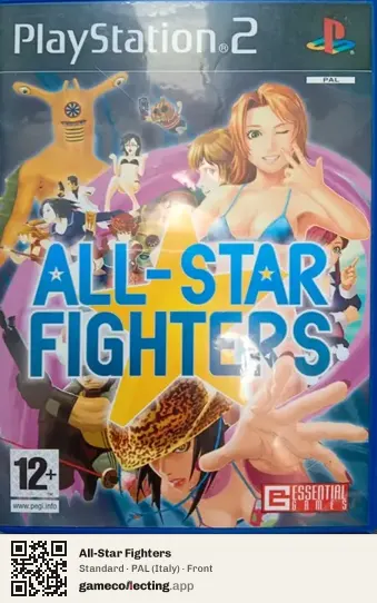 All-Star Fighters PlayStation 2, Italy box front