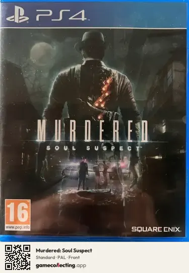 Murdered: Soul Suspect PlayStation 4, PAL box front