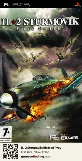 IL-2 Sturmovik: Birds of Prey PlayStation Portable, NTSC box front
