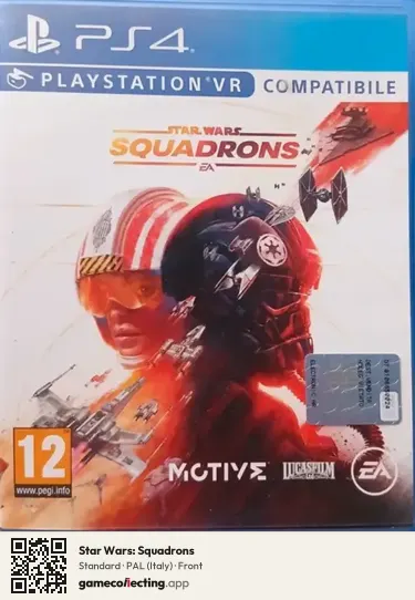 Star Wars: Squadrons PlayStation 4, Italy box front