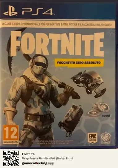 Fortnite PlayStation 4, Italy box front
