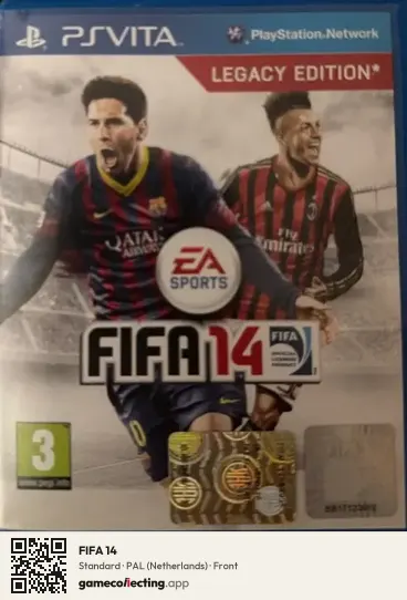 FIFA 14 PlayStation Vita, Netherlands box front