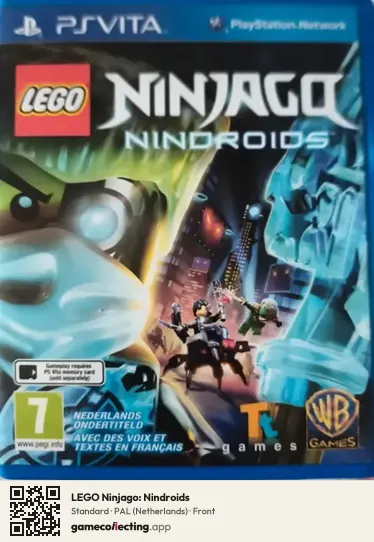 LEGO Ninjago: Nindroids PlayStation Vita, Netherlands box front