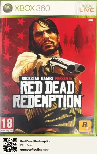 Red Dead Redemption Xbox 360, PAL box front
