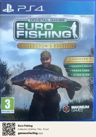 Euro Fishing PlayStation 4, PAL box front