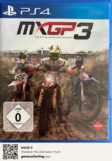 MXGP 3 PlayStation 4, Germany box front