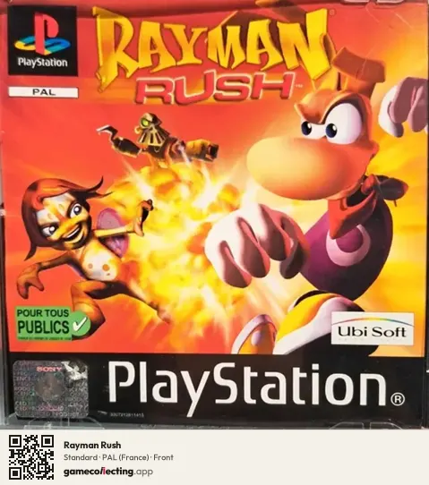 Rayman Rush PlayStation, France box front