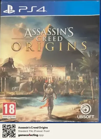 Assassin's Creed Origins PlayStation 4, France box front