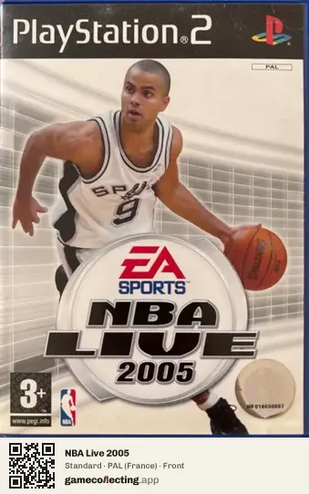 NBA Live 2005 PlayStation 2, France box front