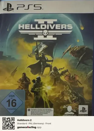 Helldivers 2 PlayStation 5, Germany box front