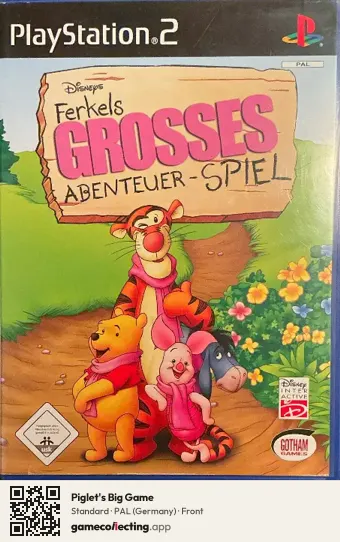 Piglet's Big Game PlayStation 2, Germany box front