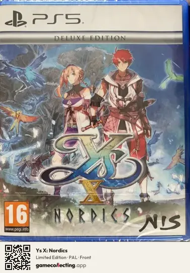 Ys X: Nordics PlayStation 5, PAL box front