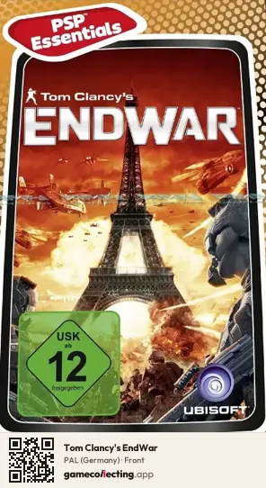 Tom Clancy's EndWar PlayStation Portable, Germany box front