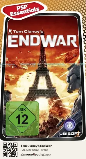 Tom Clancy's EndWar PlayStation Portable, Germany box front