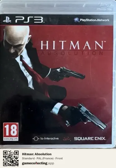 Hitman: Absolution PlayStation 3, France box front