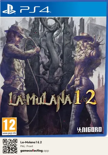 La-Mulana 1 & 2 PlayStation 4, PAL box front
