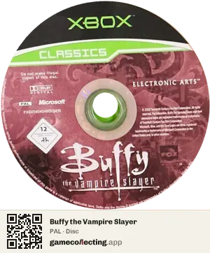 Buffy the Vampire Slayer Xbox, PAL disc