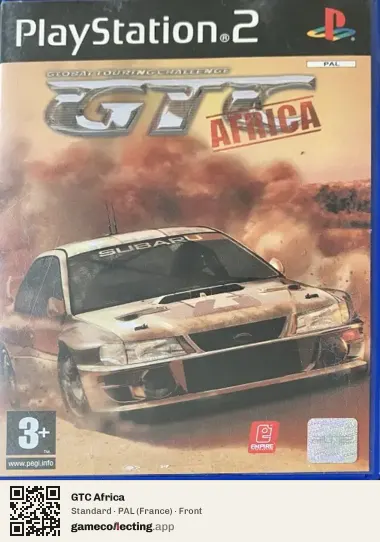 GTC Africa PlayStation 2, France box front