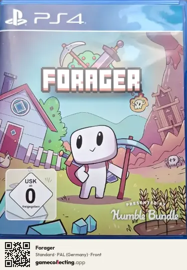 Forager PlayStation 4, Germany box front