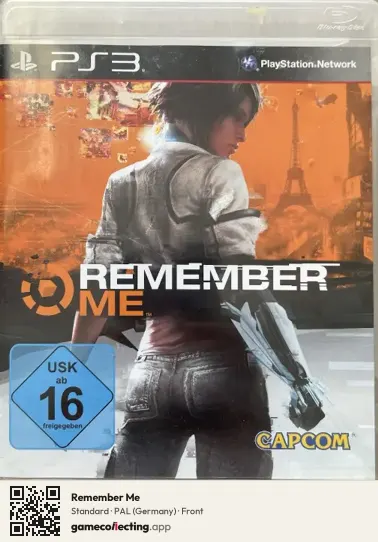 Remember Me PlayStation 3, Germany box front