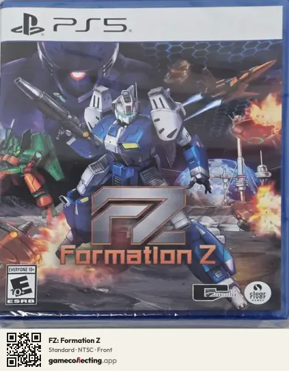 FZ: Formation Z PlayStation 5, NTSC box front
