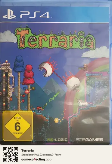 Terraria PlayStation 4, Germany box front