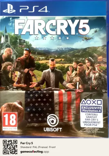 Far Cry 5 PlayStation 4, France box front