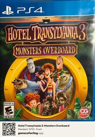 Hotel Transylvania 3: Monsters Overboard PlayStation 4, NTSC box front
