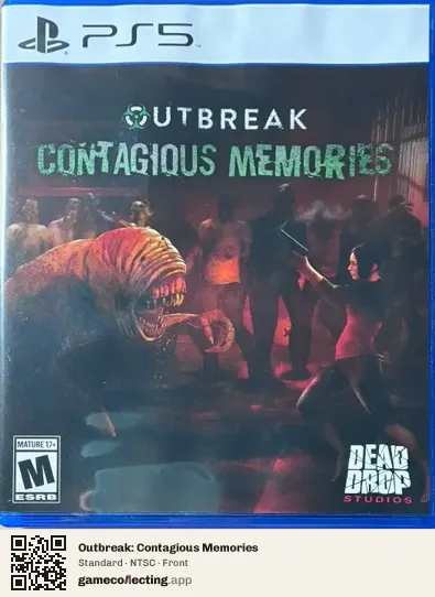 Outbreak: Contagious Memories PlayStation 5, NTSC box front