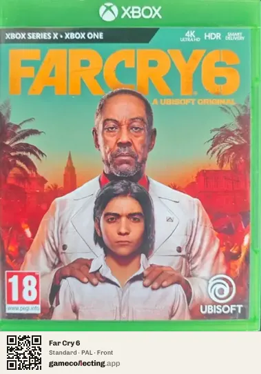 Far Cry 6 Xbox Series X, PAL box front