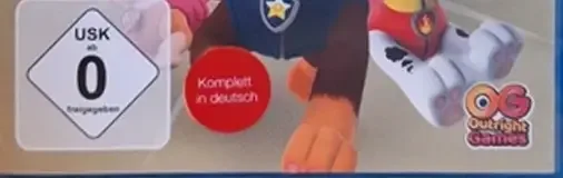 PAW Patrol: On a Roll!, the USK square on its front