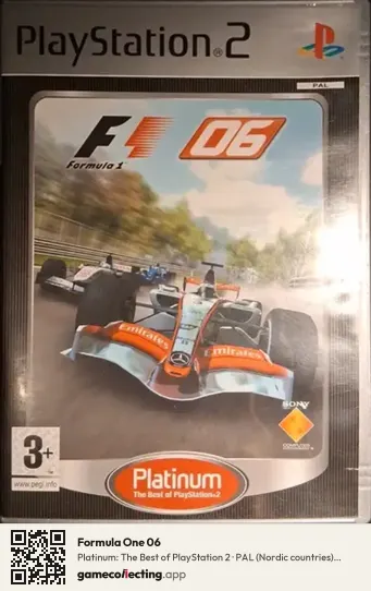 Formula One 06 PlayStation 2, Nordic countries box front